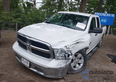 2019 Ram 1500 Classic Tradesman 4X4 6'4 Box z USA, uszkodzony, nr VIN 1C6RR7FT4KS673377